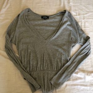 Grey lulu’s bodysuit
